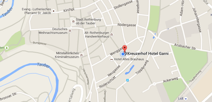 Hotel Kreuzerhof auf Google maps
